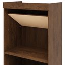 Ver imagem 3 de Armário Multiuso 2 Portas Vila Rica - Móveis Roperi - Imbuia Rustico