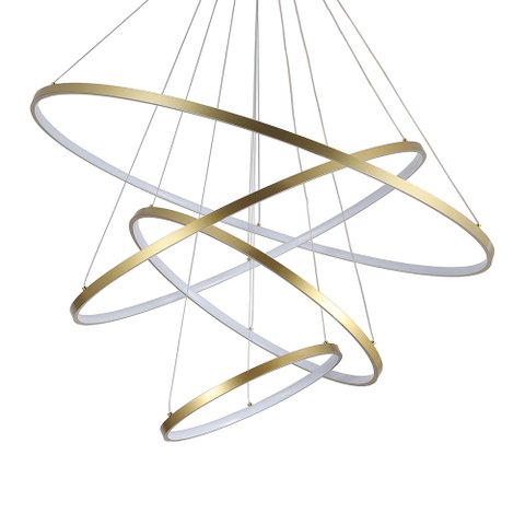 Lustre Pendente Skylight Júpiter 3038 Led Bivolt Dourado Sky-3038do