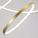 Ver imagem 2 de Lustre Pendente Skylight Júpiter 3038 Led Bivolt Dourado Sky-3038do