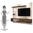 Ver imagem 3 de Painel Suspenso com Bancada Ores 1.8 Off White/Deck - Hb Móveis
