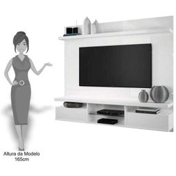 Painel Suspenso com Bancada Livin 1.8 Branco - Hb Móveis - 3