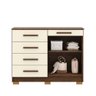 Comoda Sirius 2 Portas 5 Gavetas 20019-71 Vila Rica - 4