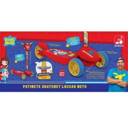 Patinete Skatenet - Luccas Neto - Vermelho - Bandeirante BAND3090 - 4