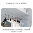 Ver imagem 4 de Guarda Roupa Casal Ambiente Palazzo 3 Portas 6 Gavetas Neve – Novo Horizonte