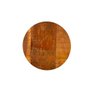 Tampo Redondo 80x80x2cm para Mesa Madeira Demolição Peroba Rosa - Tampo Castanho - 3