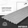 Telha de Fibrocimento 6mm 2,44x1,10m Hidrofugada Ondulada Cinza Infibra - 2