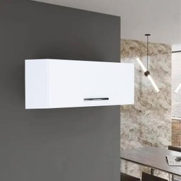 Armário Aéreo Geladeira 1 Porta 60 Cm Branco 957 Ajl Móveis - 1