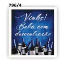 Ver imagem 4 de Quadro Vidro Porta Rolha Vinho Frase Decorativa Mdf Beba Rustico