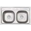Ver imagem 1 de Cuba Dupla de Sobrepor para Cozinha Tramontina 84cmx48cmx15cm