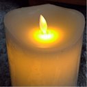 Ver imagem 2 de 2 Velas de Led Gigante Parafina Chama Viva - Altura 20 Cm