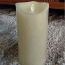 Ver imagem 3 de 2 Velas de Led Gigante Parafina Chama Viva - Altura 20 Cm