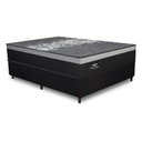 Ver imagem 2 de Cama Box Conjugado Casal com Colchão 138x72x188 Black Night Gazin Cr35353 Preto-cinza