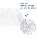 Ver imagem 3 de Tapete Retangular Aqua Antiderrapante para Box 59x34cm - Transparente