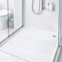 Ver imagem 2 de Tapete Retangular Aqua Antiderrapante para Box 59x34cm - Transparente
