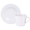 Ver imagem 1 de Conjunto Xícara e Pires de Chá Tramontina Vibrare em Porcelana 185 Ml 2 Peças