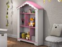 Ver imagem 2 de Estante de Brinquedo Casinha Magia Branco/Rosa