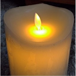 Velas De Led Gigante Parafina Chama Viva - Altura 20 Cm - 2