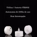 Ver imagem 6 de Kit com 12 Velas de Led Cor Amarelo - Baterias Inclusas