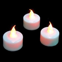 Kit Com 12 Velas De Led Cor Amarelo - Baterias Inclusas - 5