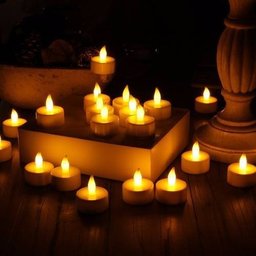 Kit Com 12 Velas De Led Cor Amarelo - Baterias Inclusas - 2