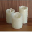 Ver imagem 4 de Vela Led Grande Parafina Derretida Chama Viva 15 X 7.5 Cm