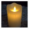 Vela Led Grande Parafina Derretida Chama Viva 15 X 7.5 Cm - 1