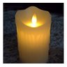 Vela Led Pequena Parafina Derretida Chama Viva 10 X 7.5 Cm - 1