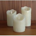 Ver imagem 4 de Vela Led Media Parafina Derretida Chama Viva 12.5 X 7.5 Cm