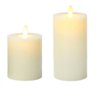 Kit 2 Velas De Led Gigante Parafina Chama Viva 15 E 20 Cm - 1