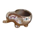 Ver imagem 1 de Vaso Elefante Dourado 7 X 12