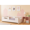 Ver imagem 1 de Cama Montessori Infantil Solteiro Branca com Proteção Segura