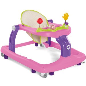 Andador de Bebe Move Baby Tateti Calesita Rosa