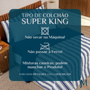 Ver imagem 7 de Edredom Super King Scarlett 100% Algodao Dupla Face Estampa Exclusiva Luxo Marin:azul