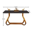 Ver imagem 2 de Aparador Decorativo com Vidro Laqueado 120cm - Base Cebola Preto