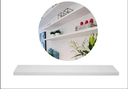 Ver imagem 2 de Prateleira Madeira Mdf Branca 80x20cm com Suporte Invisivel Flutuante Don Castro Decor Prateleira Fl