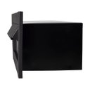 Ver imagem 2 de Caixa Correio Techinox Carta e Revista Hat Preta Fosca 20 Cm Profundidade