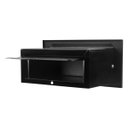 Ver imagem 4 de Caixa Correio Techinox Carta e Revista Hat Preta Fosca 20 Cm Profundidade