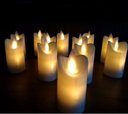 Ver imagem 4 de Kit com 12 Velas de Led Cor Amarelo Castical - Chama Viva