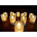 Ver imagem 2 de Kit com 12 Velas de Led Cor Amarelo Castical - Chama Viva
