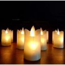 Ver imagem 1 de Kit com 12 Velas de Led Cor Amarelo Castical - Chama Viva