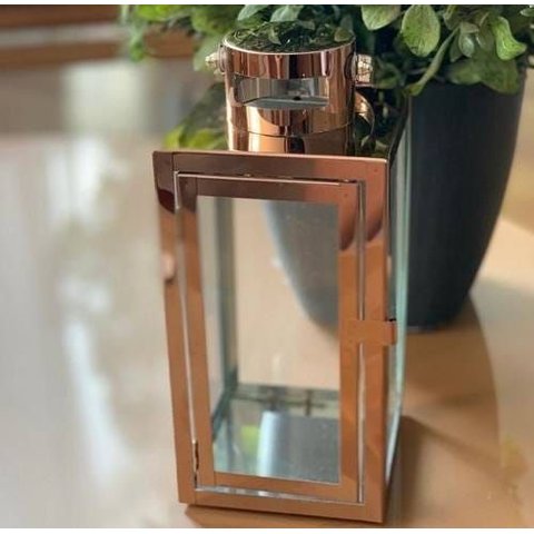 Lanterna Marroquina Metal Inox Cor Cobre - Modelo 2