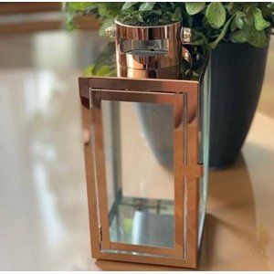 Lanterna Marroquina Metal Inox Cor Cobre - Modelo 2