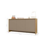 Ver imagem 2 de Aparador Buffet para Sala Chicago Hannover Fendi
