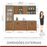 Cozinha Completa 5 Peças Camponesa Nesher Móveis - 2