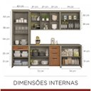 Ver imagem 3 de Cozinha Completa 5 Peças Camponesa Nesher Móveis