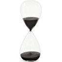 Ver imagem 1 de Ampulheta em Vidro Mart Preta 09611