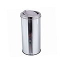 Ver imagem 1 de Lixeira Inox Com Tampa Flip-TopInox (Basculante) 25 Litros