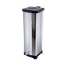 Lixeira Quadrada Inox Com Pedal Esfera - Tampa Plástica 30L - 1
