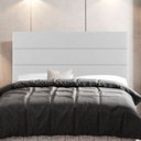 Ver imagem 2 de Cabeceira Cama Box Casal Malik 140cm Sintético Branco - Desk Design