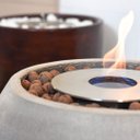 Ver imagem 7 de Lareira Ecológica Cimento Queimador Inox 304 - Porak Oval